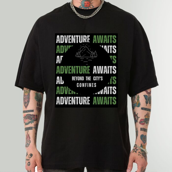 Adventure Awaits Shirt - Explore Beyond the City's Confines Outdoor Tee