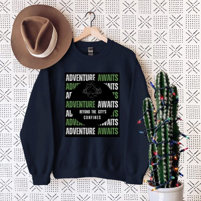 Adventure Awaits Shirt - Explore Beyond the City's Confines Outdoor Tee