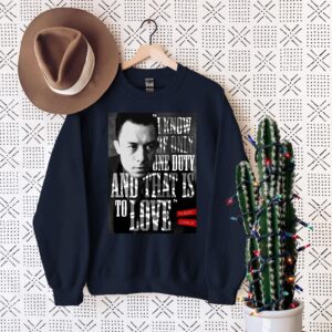 Albert Camus Quote Tee: 'One Duty - To Love' Inspirational Shirt