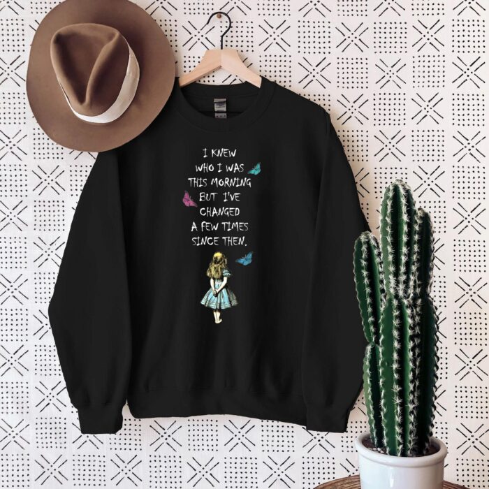 Whimsical Alice in Wonderland Quote Shirt – Embrace Change & Self-Discovery